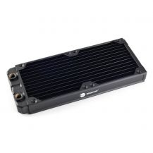 Bitspower Leviathan SF Radiator with Quad G1/4" Ports, 240mm, Black