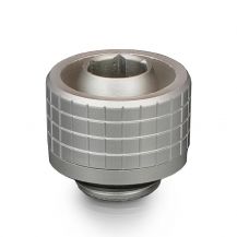 Thermal Grizzly DeltaMate ST16 Compression Fitting for Soft Tubing, 10mm ID/16mm OD, Matt Nickel