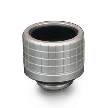 Thermal Grizzly DeltaMate HT16 Compression Fitting for Rigid Tubing, 16mm OD, Matt Nickel