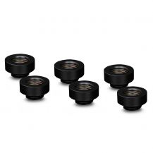 Thermal Grizzly DeltaMate MF7 Extender Fitting, Black, 6-pack