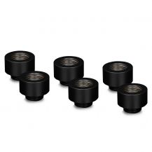 Thermal Grizzly DeltaMate MF10 Extender Fitting, Black, 6-pack