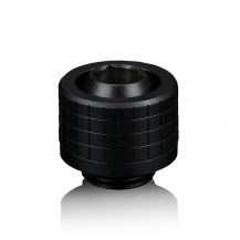 Thermal Grizzly DeltaMate ST13 Compression Fitting for Soft Tubing, 10mm ID/13mm OD, Black