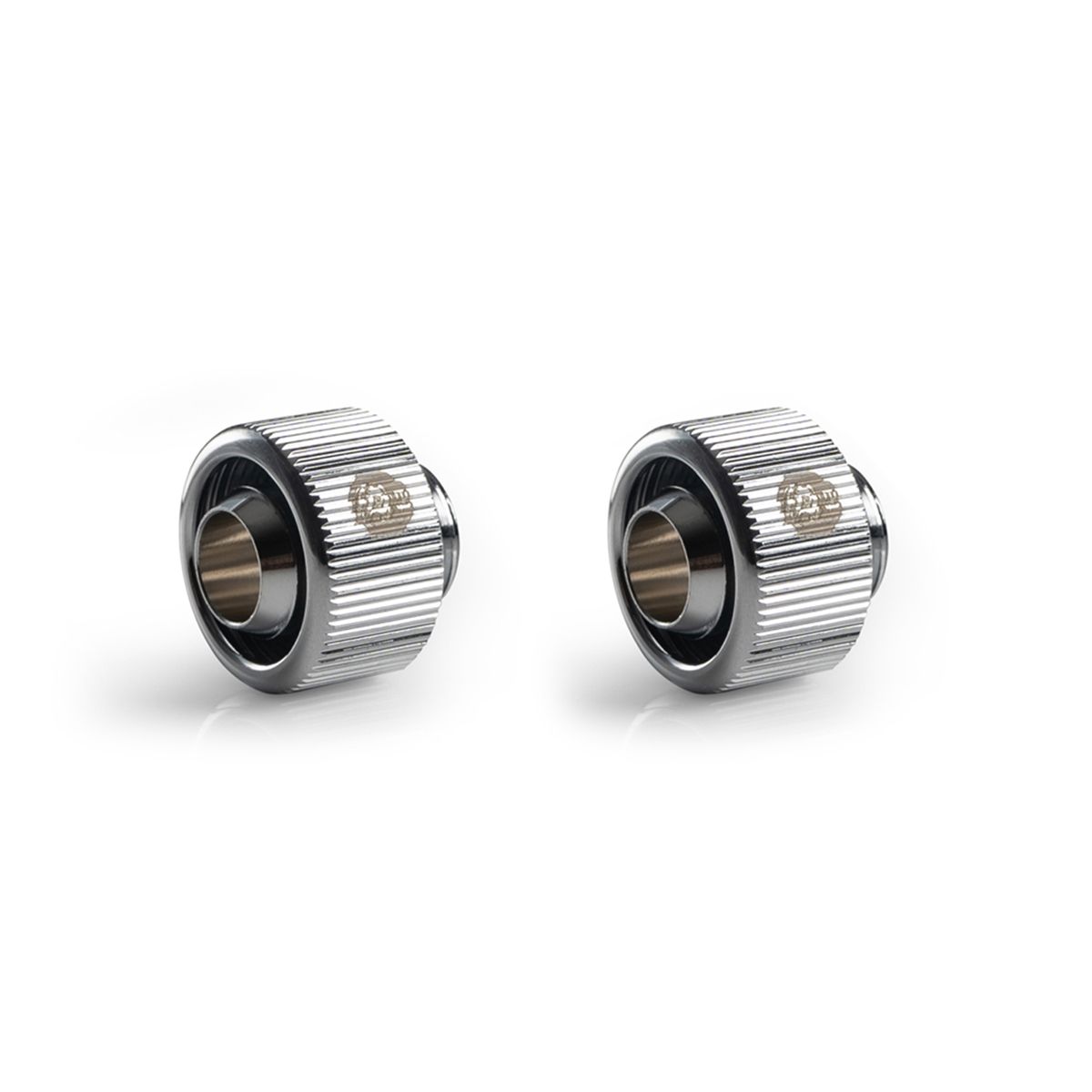 OD 5//8 OD Compression Fitting for Soft Tubing CC3 Ultimate Silver Shining Bitspower G1//4 to 3//8 ID 4-Pack