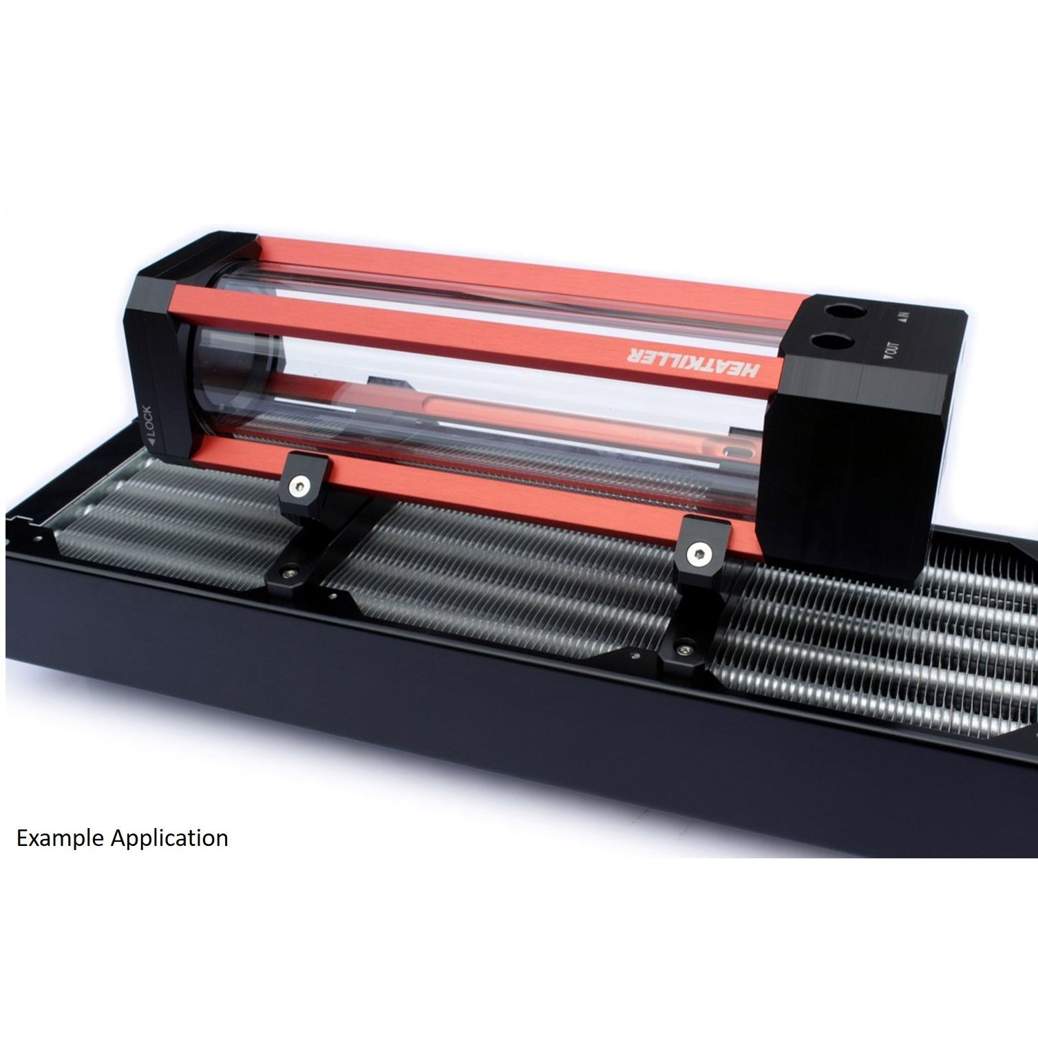Watercool HEATKILLER Tube Reservoir 120mm Fan Mount