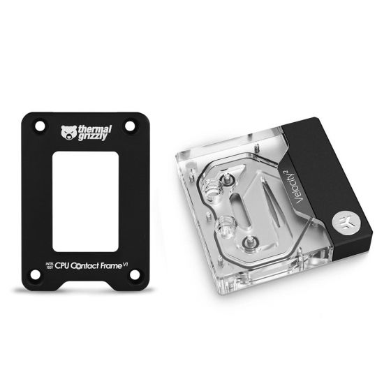 EKWB EK-Quantum Velocity 2 CPU Water Block D-RGB - 1700/1851 and Thermal Grizzly 1851 Contact Frame Bundle