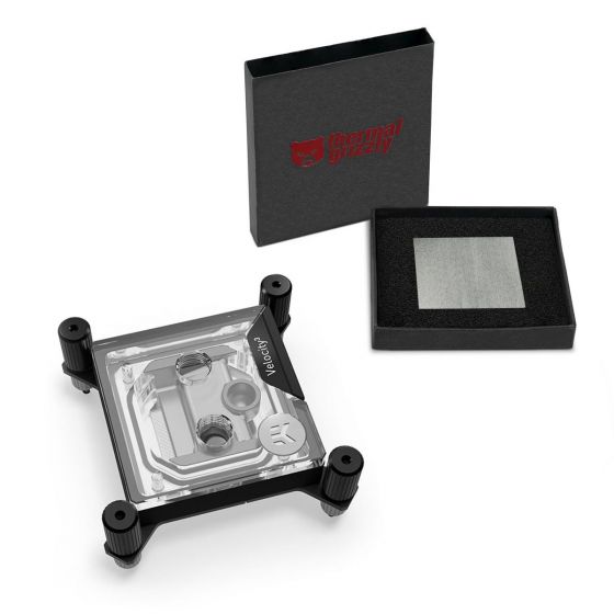 EKWB EK-Quantum Velocity 3 CPU Water Block and Thermal Grizzly Kryosheet for AMD AM5 (33x33mm) Bundle