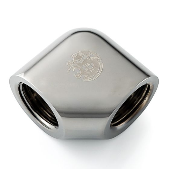 Bitspower G1/4" Female to Female Extender Fitting, 90 Degree Angle