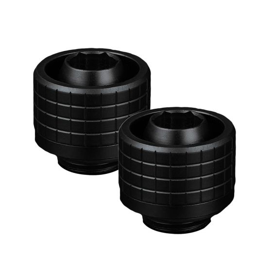 Thermal Grizzly DeltaMate ST16 Compression Fitting for Soft Tubing, 10mm ID/16mm OD, 2-pack