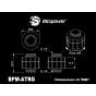 bitspower-artemis-rotary-extender-arctic-white-0360bp043203on (Alt1 Image)