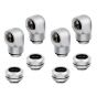 Corsair Hydro X Series XF Hardline Fitting (14mm OD) and 90 Degree Rotary Adapter Set