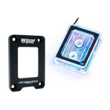 Alphacool Eisblock XPX Pro Aurora Light CPU Water Block and Thermal Grizzly Intel 13th/14th Gen CPU Contact Frame Bundle, Plexi