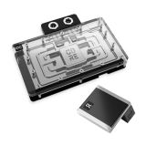 Alphacool Core Geforce RTX 5090 Reference GPU Water Block with Backplate and Eisblock Aurora 180 Degree Terminal Bundle