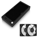 EKWB EK-Quantum Surface P240M Radiator and EK-Loop Fan FPT 120 D-RGB Black Fan Bundle