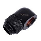 Alphacool HF G1/4" Male to Female Fitting, 90 Degree Rotary