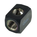 Alphacool HF 3-way Connection Terminal, Deep Black