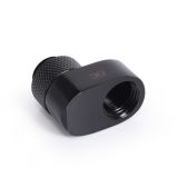 Alphacool Eiszapfen 16mm Offset Fitting Rotatable G1/4" OT to G1/4" IT, Black