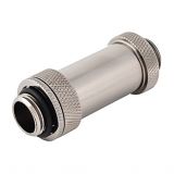 Bitspower G1/4" Adjustable Aqua Link Pipe (41-69mm), Black Sparkle