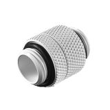 Bitspower G1/4" Male to Male Extender Fitting (14mm), Rotary, Deluxe White