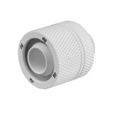 Bitspower G1/4" to 3/8" ID, OD 5/8" OD Compression Fitting for Soft Tubing, CC3 Ultimate, Deluxe White