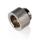 Bitspower G1/4" 10mm Male to Female Fitting, Black Sparkle