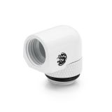 Bitspower G1/4" Rotary 90 Degree Extender Fitting, Deluxe White