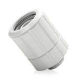 Bitspower Artemis Rotary Compression Fitting CC3 For ID 3/8" OD 5/8" Tube, Arctic White