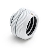 Bitspower G1/4" Dual O-Ring Tighten Fitting for 16mm OD Hard Tubing, Deluxe White, 2-pack