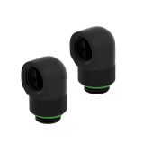 Corsair Hydro X Series 90 Degree Rotary Adapter, Black, 2-pack