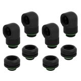 Corsair Hydro X Series XF Hardline Fitting (14mm OD) and 90 Degree Rotary Adapter Set