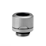 EKWB EK-Quantum Torque HDC-12 Compression Fitting for EKWB Rigid Tubing, 12mm OD, Satin Titanium