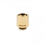EKWB EK-Quantum Torque STC 10/13 Compression Fitting for Soft Tubing, 10/13mm (3/8" ID, 1/2" OD), Gold