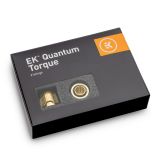 EKWB EK-Quantum Torque STC-10/13 Compression Fitting for Soft Tubing, 10/13mm (3/8" ID, 1/2" OD), Gold, 6-pack