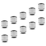 EKWB EK-Quantum Torque STC-12/16 Compression Fitting for Soft Tubing, 12/16mm (7/16" ID, 5/8" OD), 10-pack