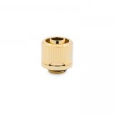 EKWB EK-Quantum Torque STC 12/16 Compression Fitting for Soft Tubing, 12/16mm (7/16" ID, 5/8" OD), Gold