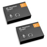 EKWB EK-Quantum Torque STC-12/16 Compression Fitting for Soft Tubing, 12/16mm (7/16" ID, 5/8" OD), 12-pack
