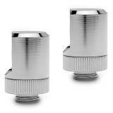 EKWB EK-Torque 90 Degree Angled Rotary Fitting, Nickel, 2-pack