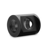 EKWB EK-Quantum Torque T-Splitter Fitting, 3x Female Ports, Black