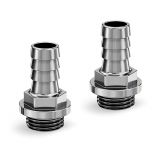 EKWB EK-Pro G1/4" Barb Fitting, 10mm, Nickel, 2-pack
