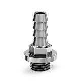 EKWB EK-Pro G1/8" Barb Fitting, 6mm, Nickel