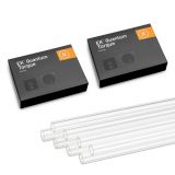 EKWB EK-Quantum Torque HDC-14 Compression Fittings (12-pack) and 14mm Acrylic Rigid Tubing (500mm x8) Bundle