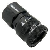 Koolance QD3 Female Quick Disconnect No-Spill Coupling, Compression for 13mm x 16mm (1/2in x 5/8in), Black