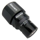 Koolance QD3 Male Quick Disconnect No-Spill Coupling, Compression for 13mm x 16mm (1/2in x 5/8in), Black