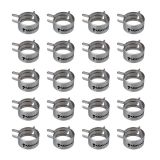 Koolance Hose Clamp for OD 13mm (1/2"), Nickel, 20-pack