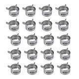 Koolance Hose Clamp for OD 16mm (5/8"), Nickel, 20-pack