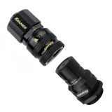 Koolance QD3 Male and Female Quick Disconnect Set No-Spill Coupling, Compression for 10mm x 16mm to Panel Female G1/4"