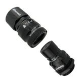 Koolance QD3 Male and Female Quick Disconnect Set No-Spill Coupling, Compression for 13mm x 16mm to Panel Female G1/4"
