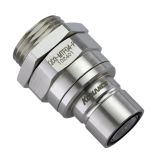 Koolance QD3 Male Quick Disconnect No-Spill Coupling, Panel Female Threaded G 1/4 BSPP