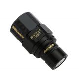Koolance QD3 Male Quick Disconnect No-Spill Coupling, Compression for 10mm x 13mm (3/8in x 1/2in), Black