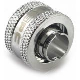 XSPC G1/4" to 3/8" ID, 1/2" OD Compression Fitting V2 for Soft Tubing, Chrome