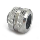 XSPC G1/4" to 10mm ID, 14mm OD Rigid Tubing Fitting, Chrome